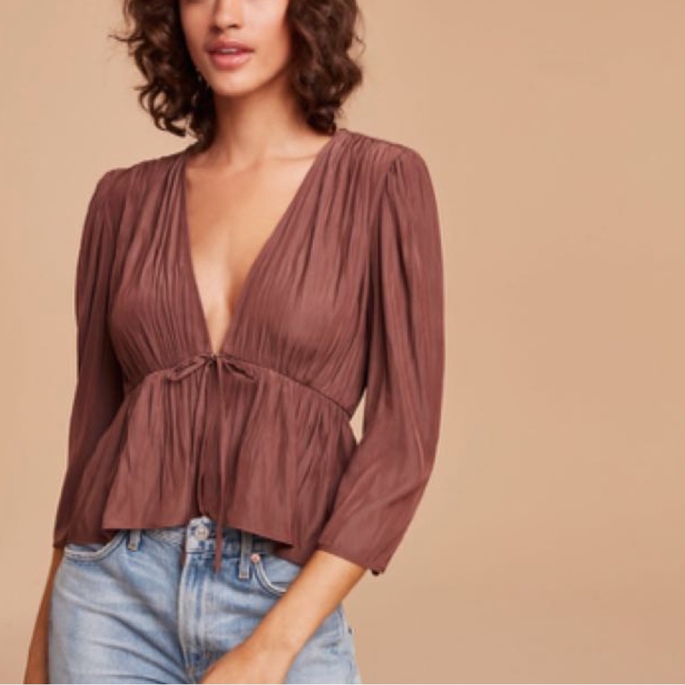 Wilfred Shanina Blouse *Orange/Red Colour*